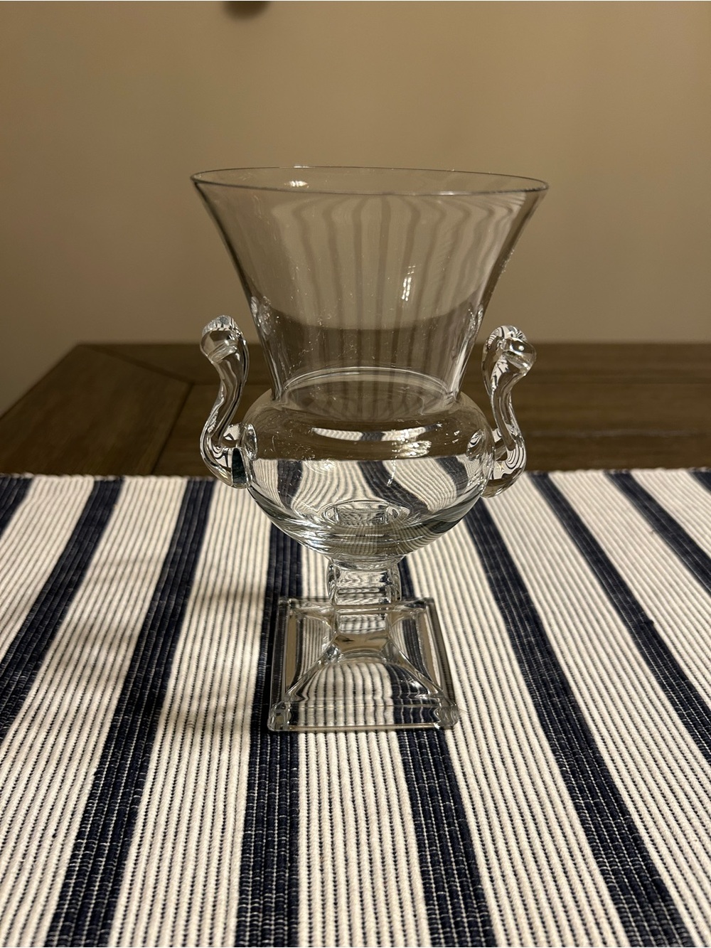 Vintage Duncan Miller Crystal Grecian Urn/Vase